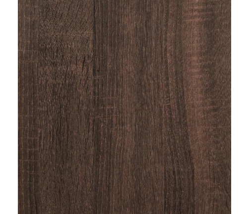 Aparador madera contrachapada marrón roble 94x35x76 cm