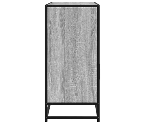 Aparador de madera de ingeniería gris sonoma 100x35x76 cm