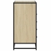 Cajonera de madera contrachapada roble sonoma 70x41x83,5 cm