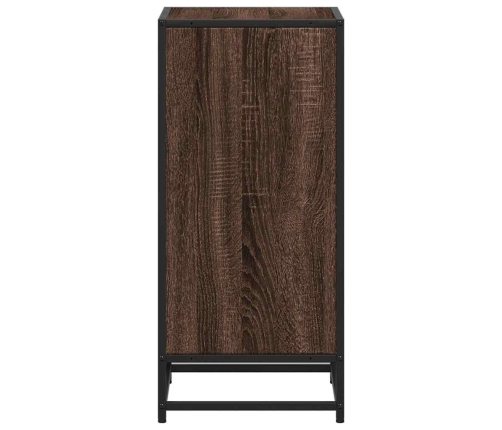 Estantería madera de ingeniería color marrón roble 40x35x76 cm
