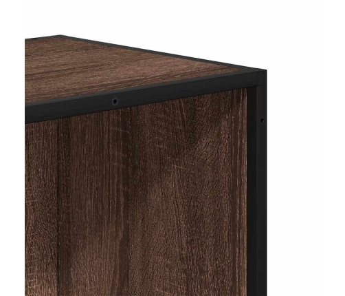 Estantería madera de ingeniería color marrón roble 40x35x76 cm