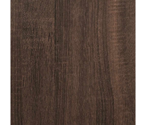 Estantería madera de ingeniería color marrón roble 40x35x76 cm