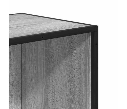 Estantería madera de ingeniería color gris sonoma 40x35x107,5cm
