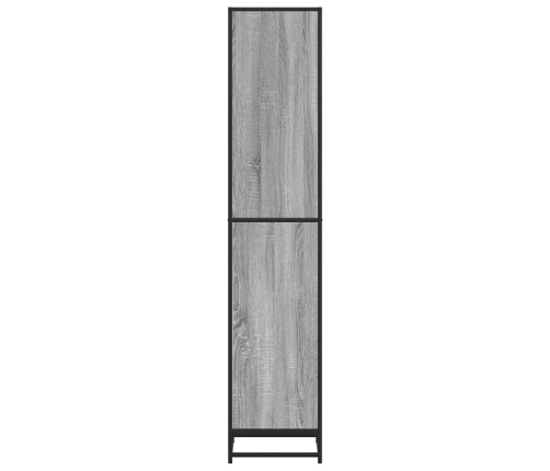 Estantería madera ingeniería gris sonoma 40x35x170,5 cm