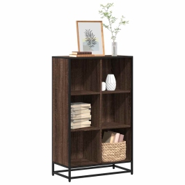 Estantería madera de ingeniería marrón roble 65,5x33x107,5 cm