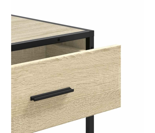 Mesa consola de madera de ingeniería roble Sonoma 90x35x80 cm