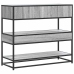 Mesa consola madera de ingeniería gris Sonoma 90x35x80 cm