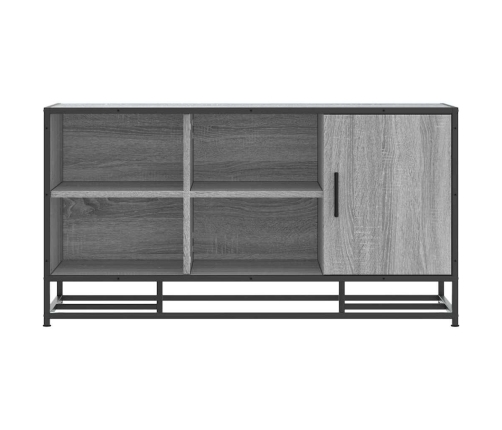 Banco zapatero madera de ingeniería gris sonoma 100x40x53,5 cm