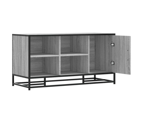 Banco zapatero madera de ingeniería gris sonoma 100x40x53,5 cm