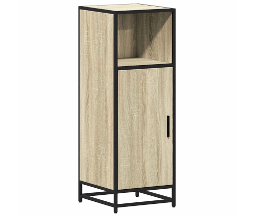 Armario de baño madera contrachapada roble Sonoma 35x37,5x100cm