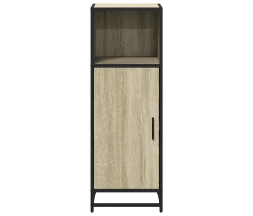 Armario de baño madera contrachapada roble Sonoma 35x37,5x100cm