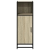 Armario de baño madera contrachapada roble Sonoma 35x37,5x100cm