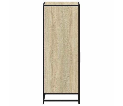 Armario de baño madera contrachapada roble Sonoma 35x37,5x100cm