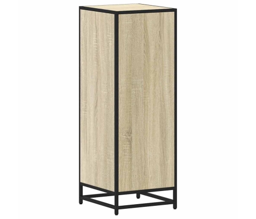 Armario de baño madera contrachapada roble Sonoma 35x37,5x100cm