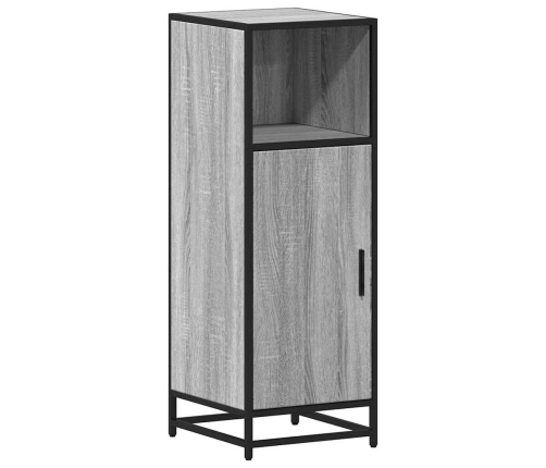 Armario de baño madera contrachapada gris sonoma 35x37,5x100 cm