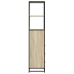 Armario de baño madera contrachapada roble sonoma 35x37,5x166cm