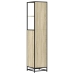 Armario de baño madera contrachapada roble sonoma 35x37,5x166cm