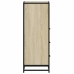 Armario de baño madera contrachapada roble Sonoma 35x37,5x100cm