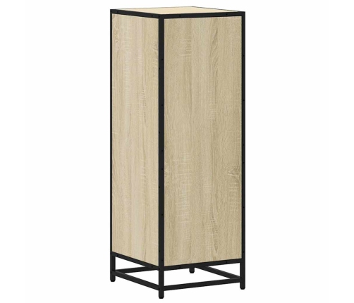 Armario de baño madera contrachapada roble Sonoma 35x37,5x100cm