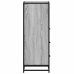 Armario de baño madera contrachapada gris sonoma 35x37,5x100 cm