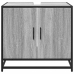 Mueble lavabo baño madera contrachapada sonoma gris 65x33x60 cm