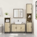 Armario lavabo baño madera ingeniería roble sonoma 90x33x60 cm