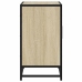 Armario de lavabo de baño madera roble Sonoma 65x33x60 cm