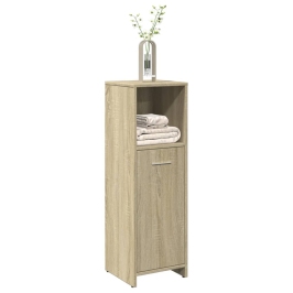 Armario de baño madera contrachapada color roble 30x30x95 cm