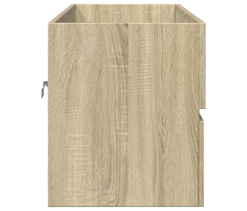 Mueble de lavabo de baño madera roble Sonoma 100x38,5x45 cm