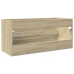 Mueble de lavabo de baño madera roble Sonoma 100x38,5x45 cm