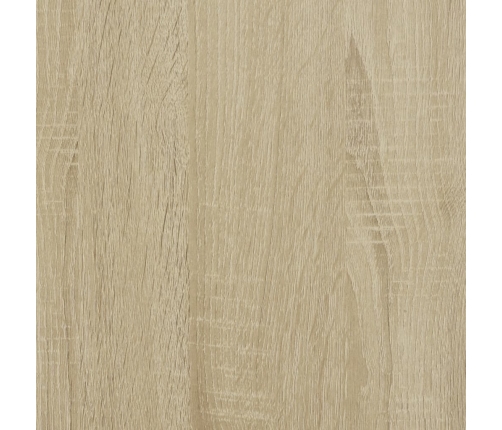 Espejo de baño madera contrachapada roble Sonoma 60x10,5x45 cm