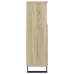 Armario de baño madera contrachapada roble Sonoma 30x30x100 cm