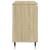 Armario de lavabo de baño madera roble Sonoma 65x33x60 cm