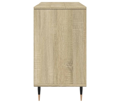 Mueble de baño madera de ingeniería roble Sonoma 80x33x60 cm