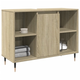 Mueble de baño madera de ingeniería roble Sonoma 80x33x60 cm