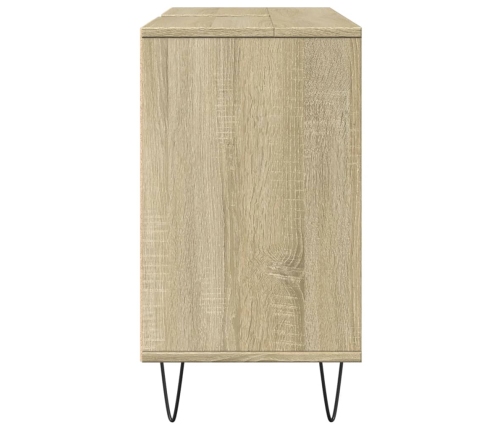 Mueble de baño madera de ingeniería roble Sonoma 80x33x60 cm