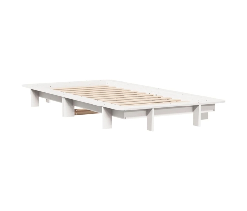 Estructura cama sin colchón madera maciza pino blanca 100x200cm