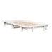 Estructura cama sin colchón madera maciza pino blanca 100x200cm
