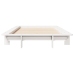 Estructura cama sin colchón madera maciza pino blanca 100x200cm
