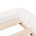 Estructura cama sin colchón madera maciza pino blanca 100x200cm