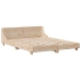 Estructura de cama sin colchón madera maciza de pino 160x200 cm