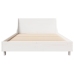 Estructura cama sin colchón madera maciza pino blanca 100x200cm