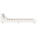 Estructura cama sin colchón madera maciza pino blanca 100x200cm