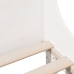 Estructura cama sin colchón madera maciza pino blanca 100x200cm