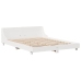 Estructura de cama sin colchón madera de pino blanca 140x190 cm