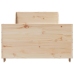 Estructura de cama sin colchón madera maciza de pino 90x190 cm