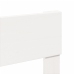 Estructura de cama sin colchón madera de pino blanca 90x200 cm