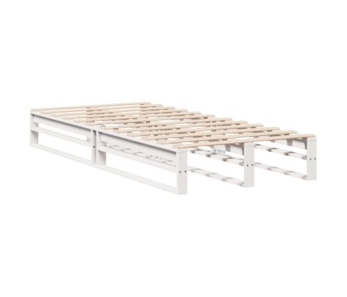 Estructura cama sin colchón madera maciza pino blanca 100x200cm