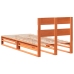 Estructura de cama sin colchón madera maciza marrón 90x190 cm