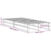 Estructura de cama sin colchón madera maciza de pino 90x200 cm